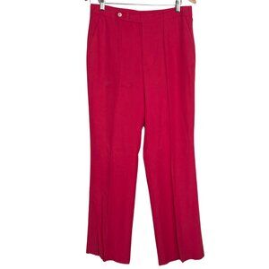 Ralph Lauren Silk Pants Pink Women Size 12 NEW WITH FLAW
